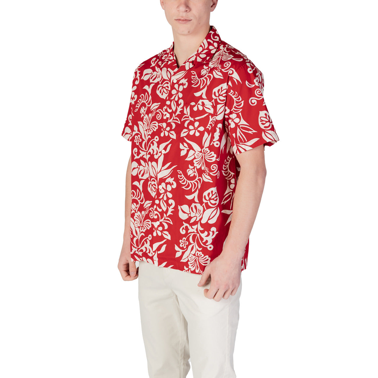 2409633 Replay Camicia Rossa Uomo