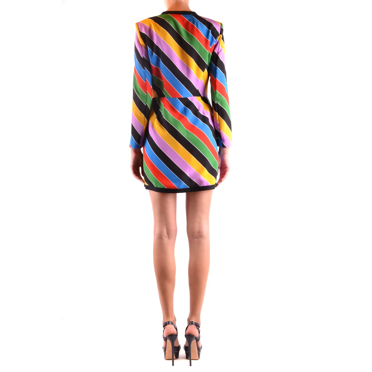 2435184 Philosophy Abito Multicolore Righe Seta Donna