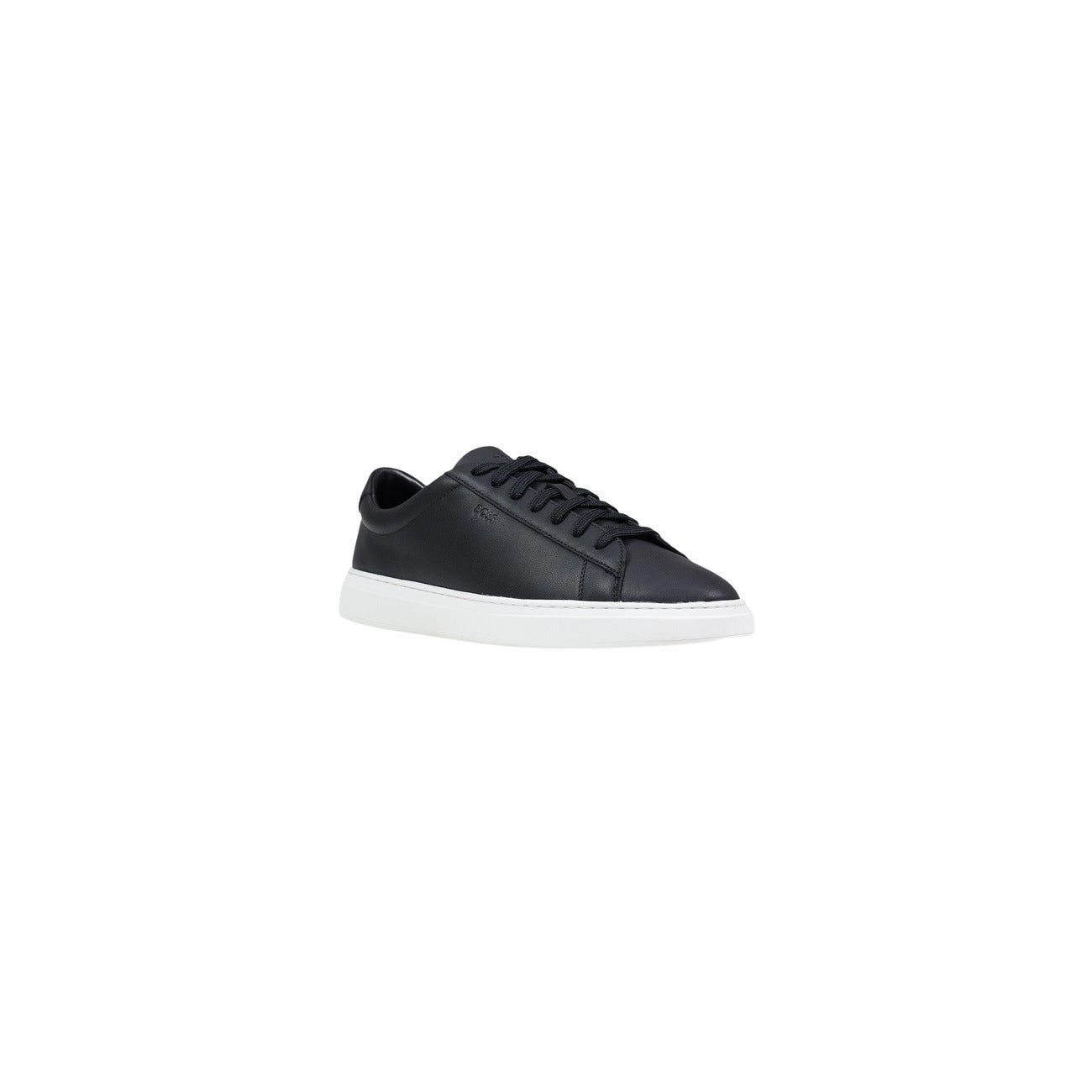504048 Boss Sneakers Nero Pelle Uomo