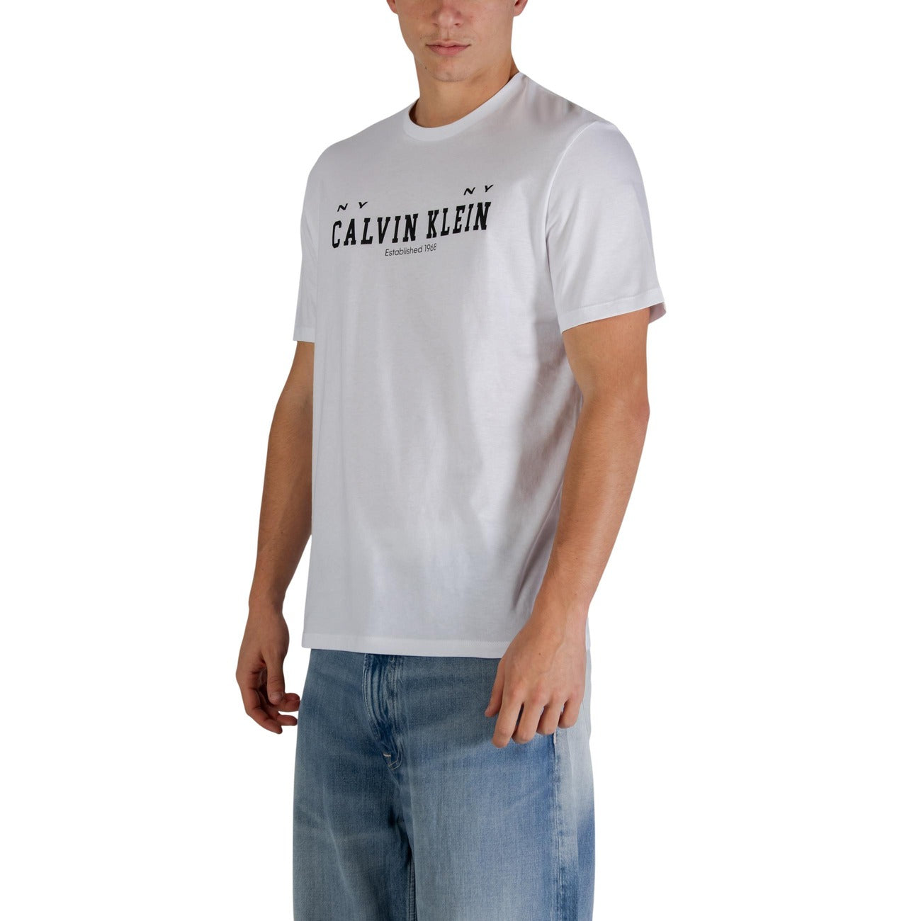2447887 Calvin Klein Jeans T-shirt Bianca Uomo