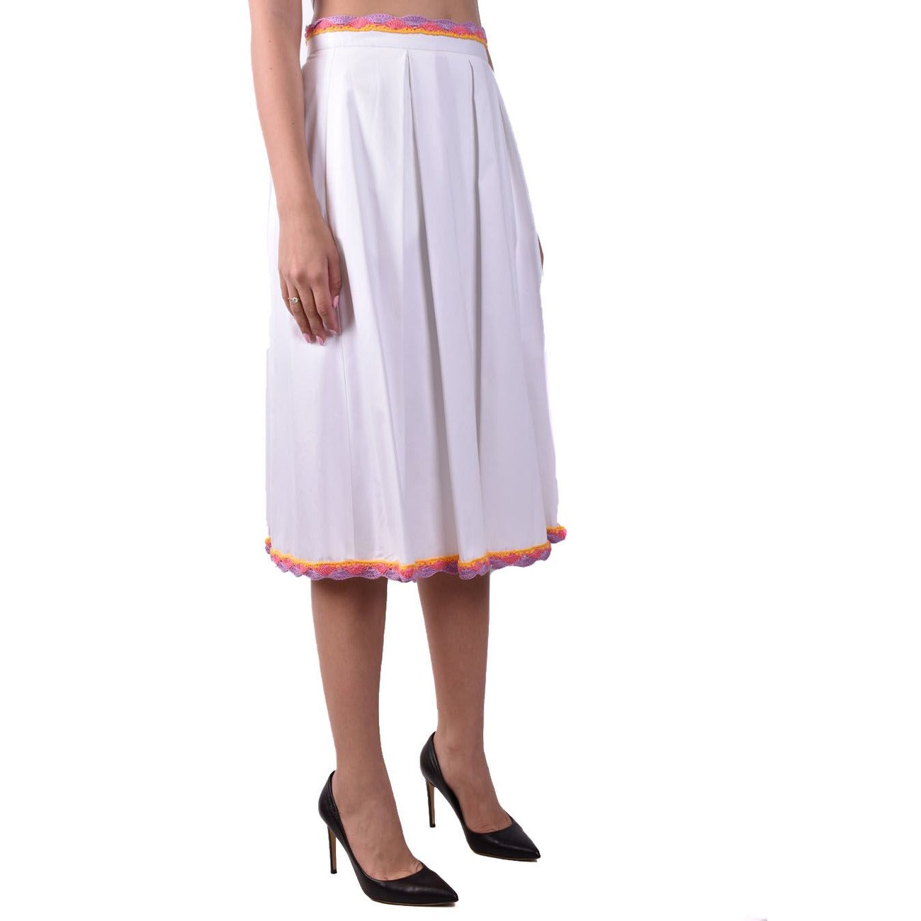 487290 Moschino Gonna Bianca Donna Primavera/Estate