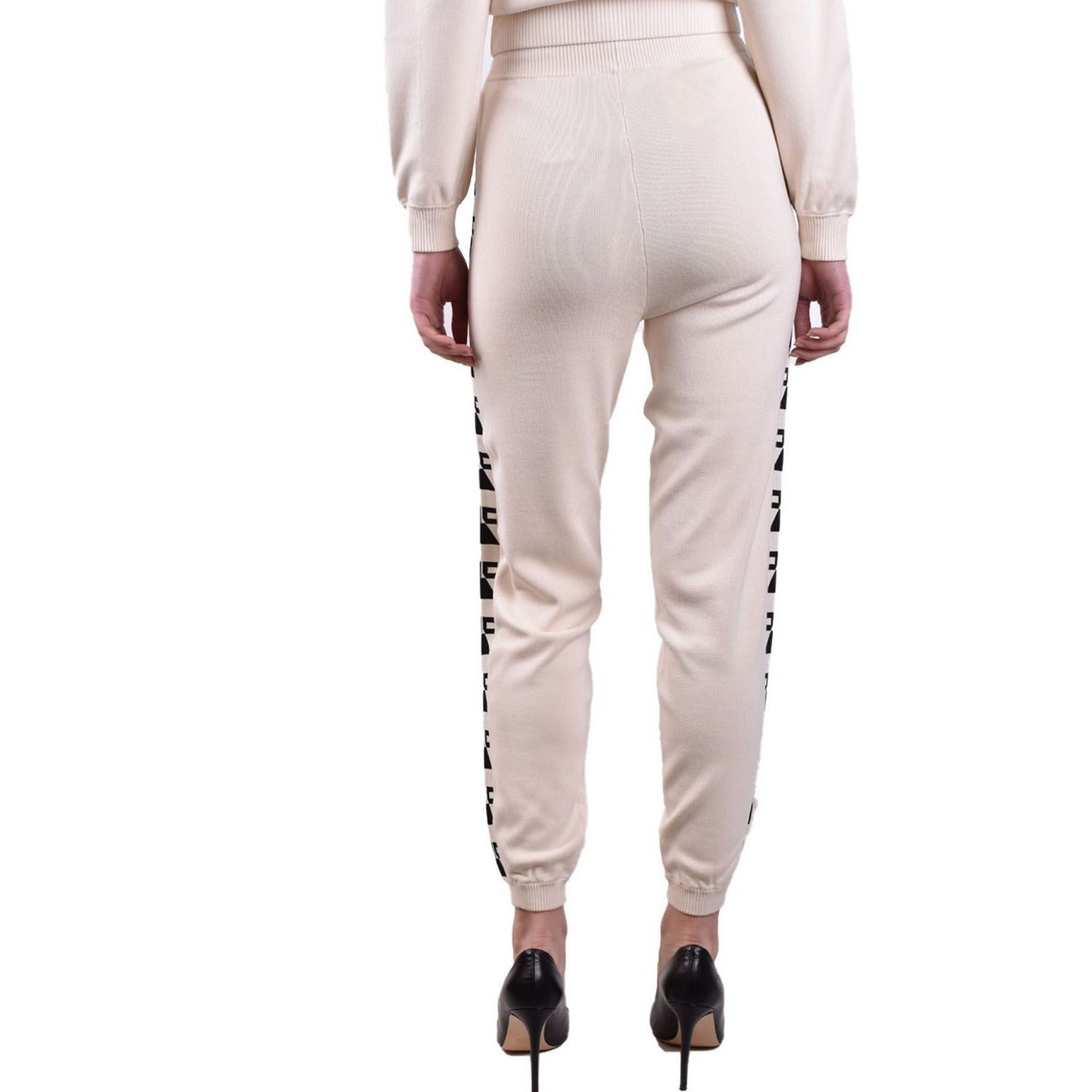 2440192 Elisabetta Franchi Pantaloni Beige Donna
