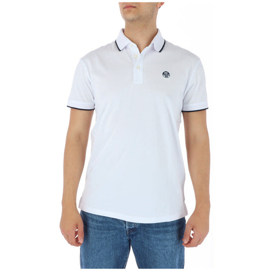 423809 North Sails Polo Bianca Uomo