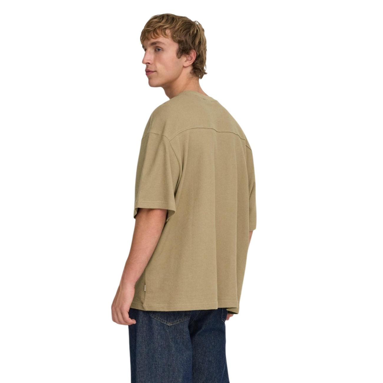 2455025 Only & Sons T-Shirt Marrone Uomo