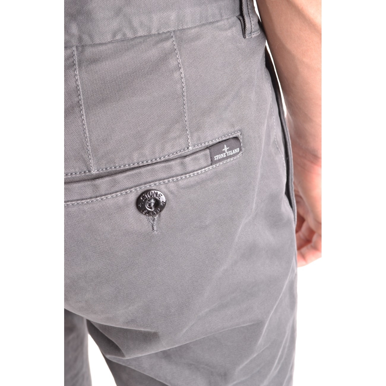 2440056 Stone Island Pantaloni Grigio Uomo