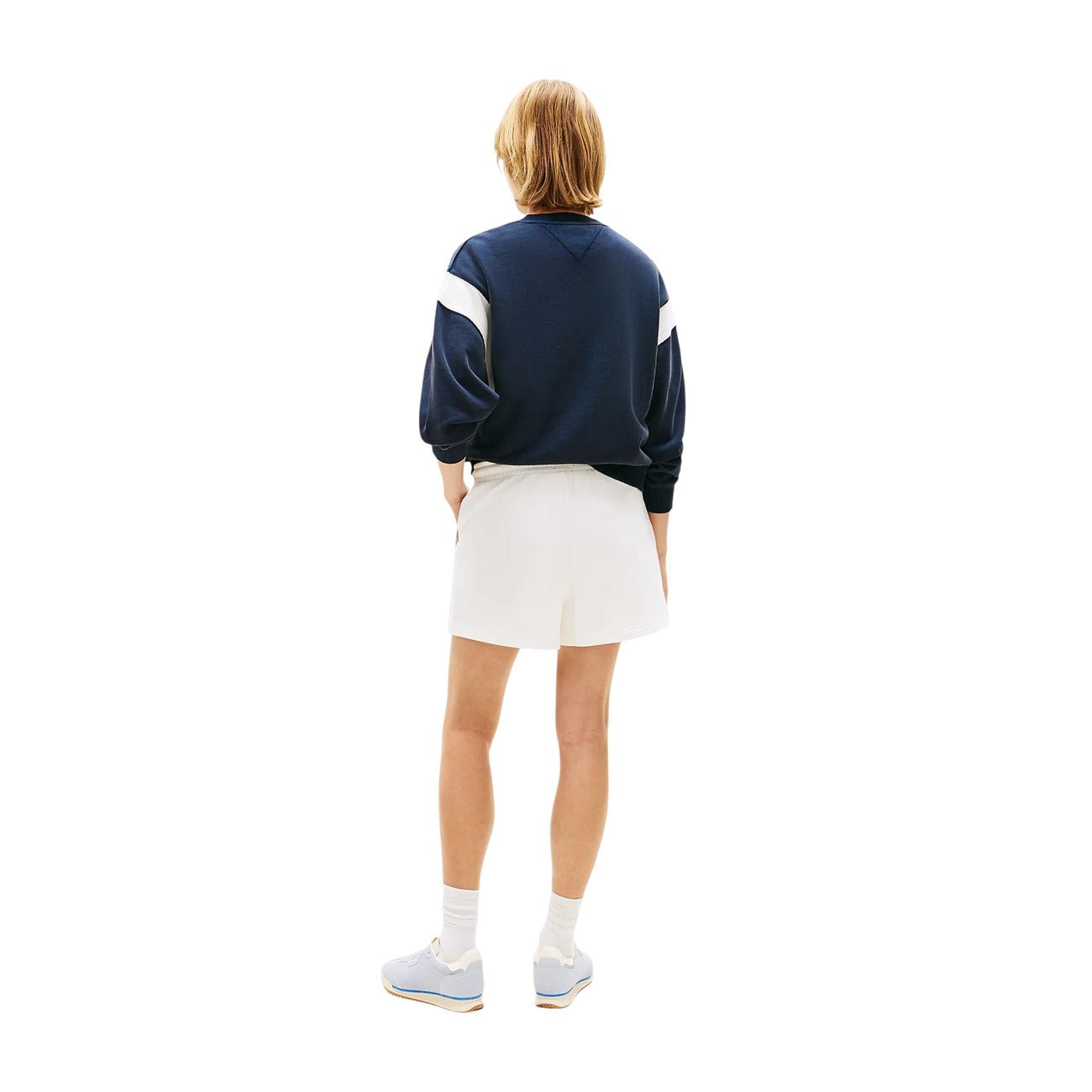 2452980 Tommy Hilfiger Jeans Shorts Donna Beige Cotone Organico