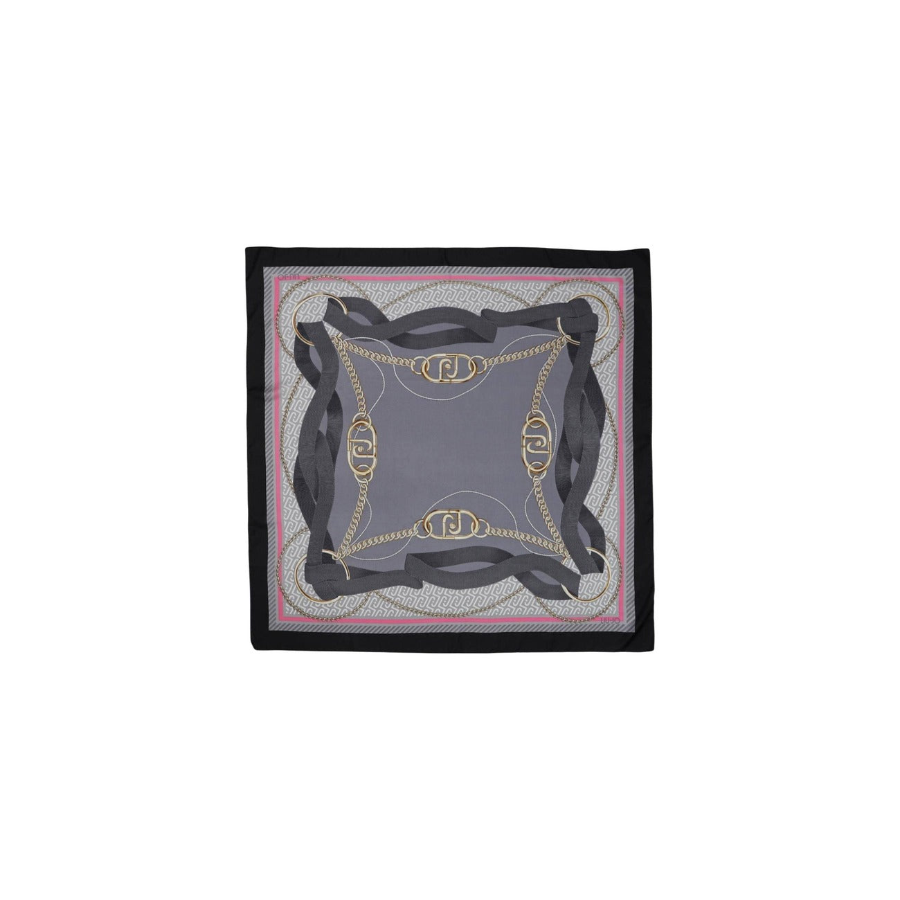 2449909 Liu Jo Sciarpa Nero Stampa Donna