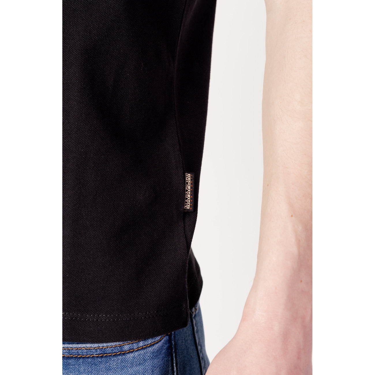 2422808 Napapijri Polo Nero Uomo