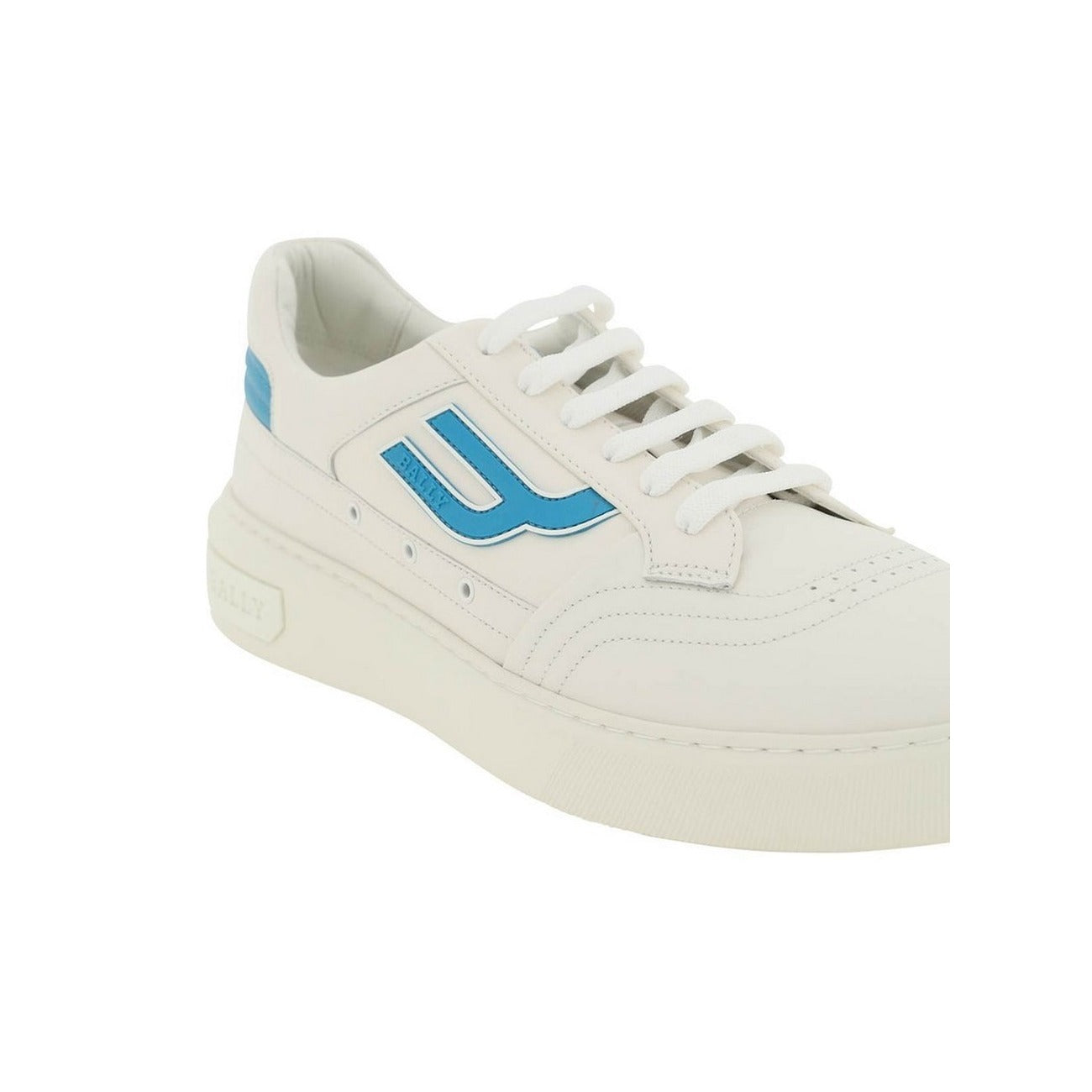 2425189 Bally Sneakers Bianco Pelle Lacci Uomo