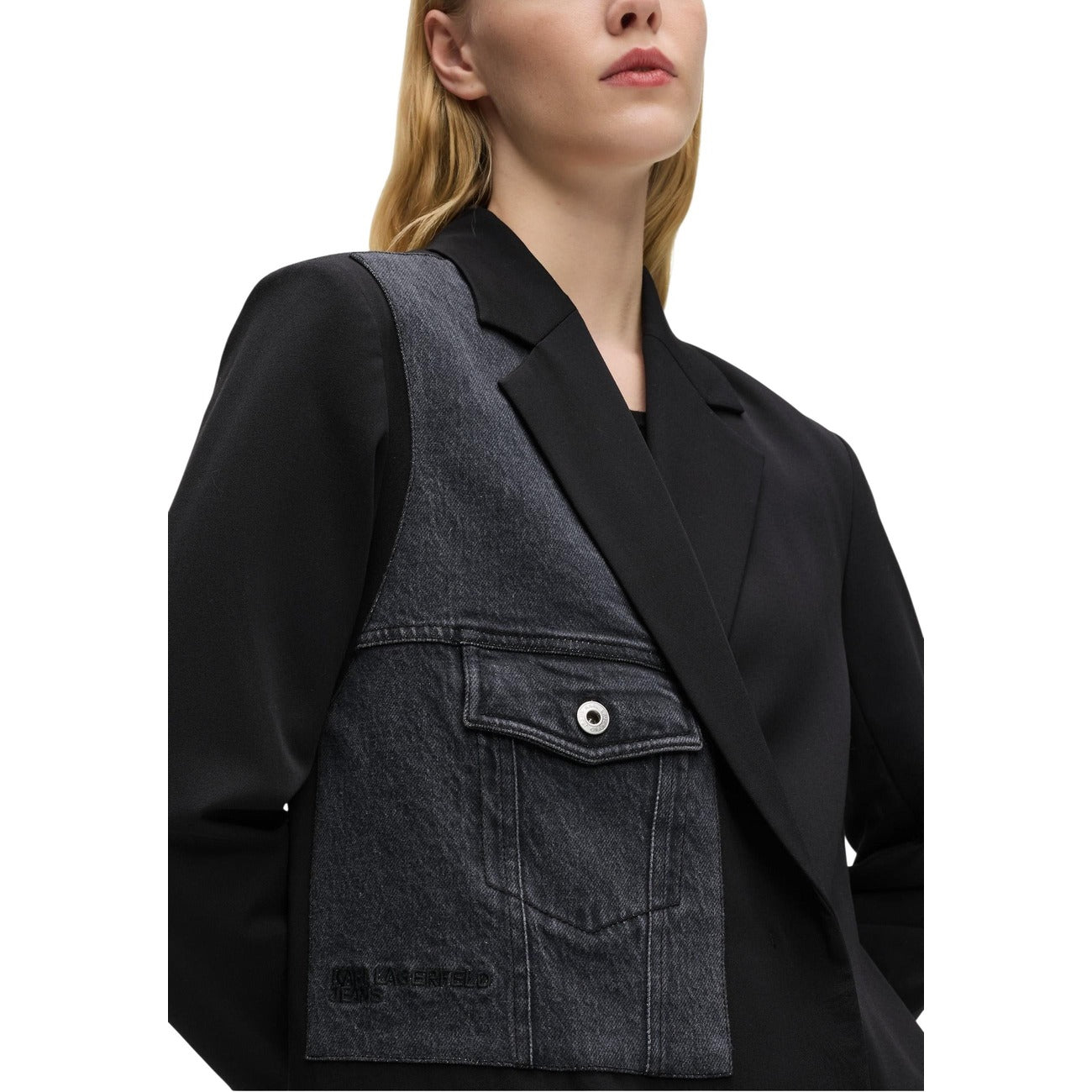 507683 Karl Lagerfeld Jeans Giacca Nero Donna Primavera/Estate