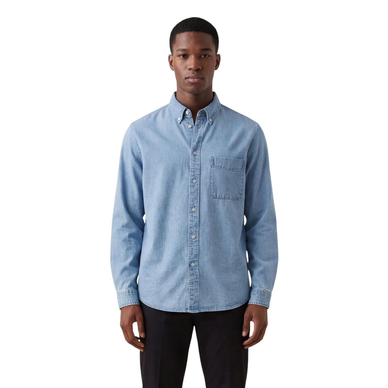 2455033 Only & Sons Camicia Azzurro Uomo