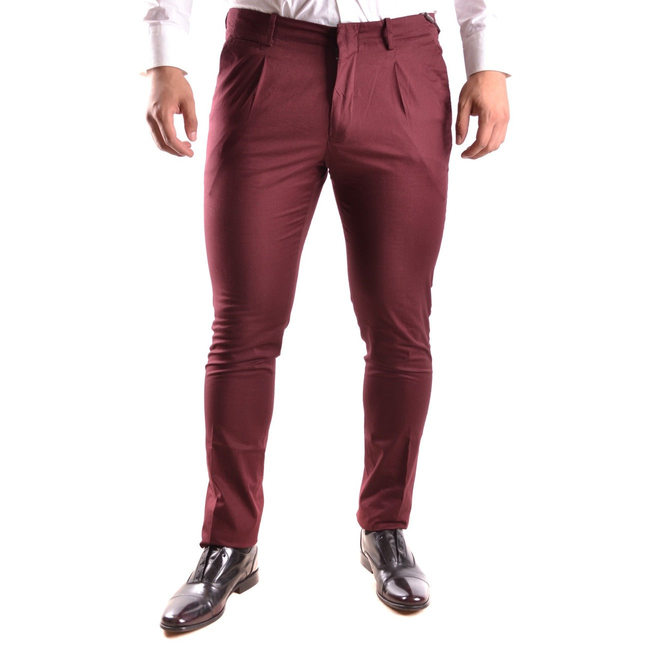 2430858 Michael Kors Pantaloni Bordeaux Cotone Elastan Uomo