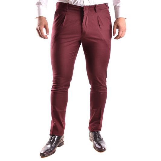 2430858 Michael Kors Pantaloni Bordeaux Cotone Elastan Uomo