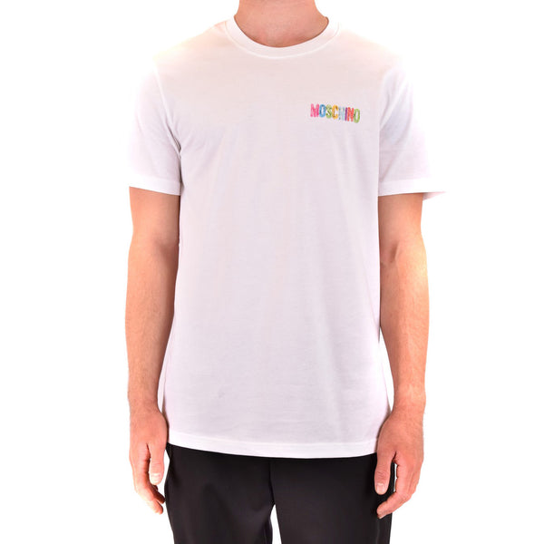 T-shirt Con Mini Logo Multicolor Moschino Couture