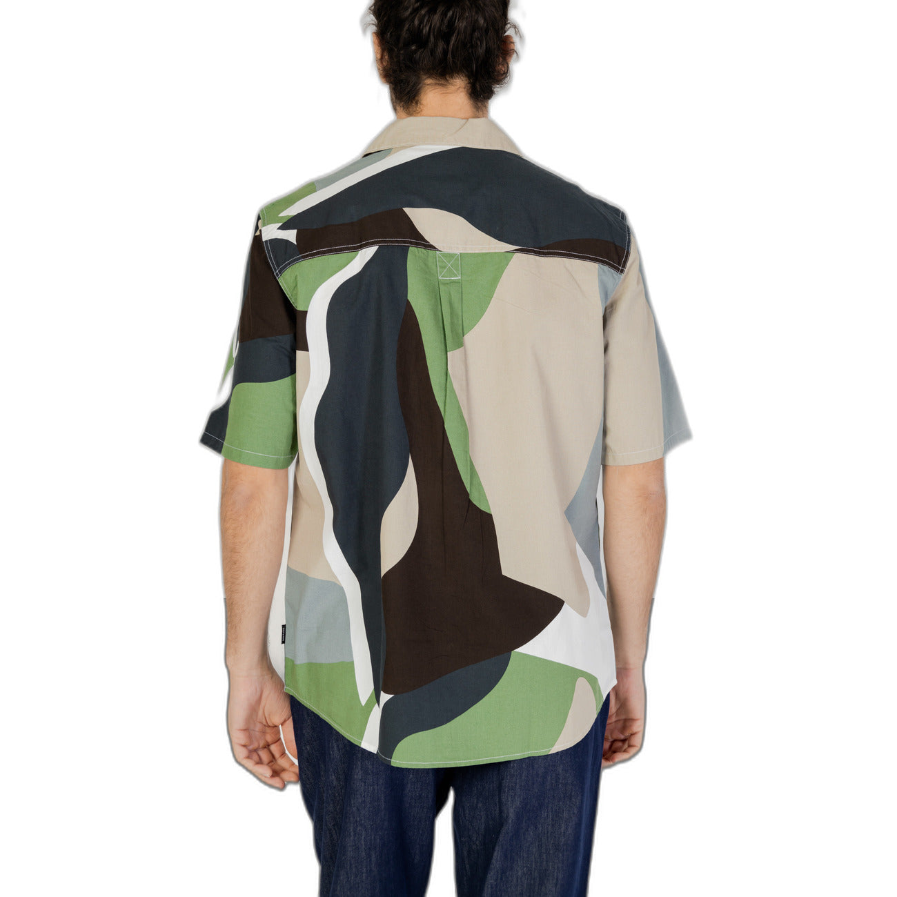 2215700 Only & Sons Camicia Verde Uomo