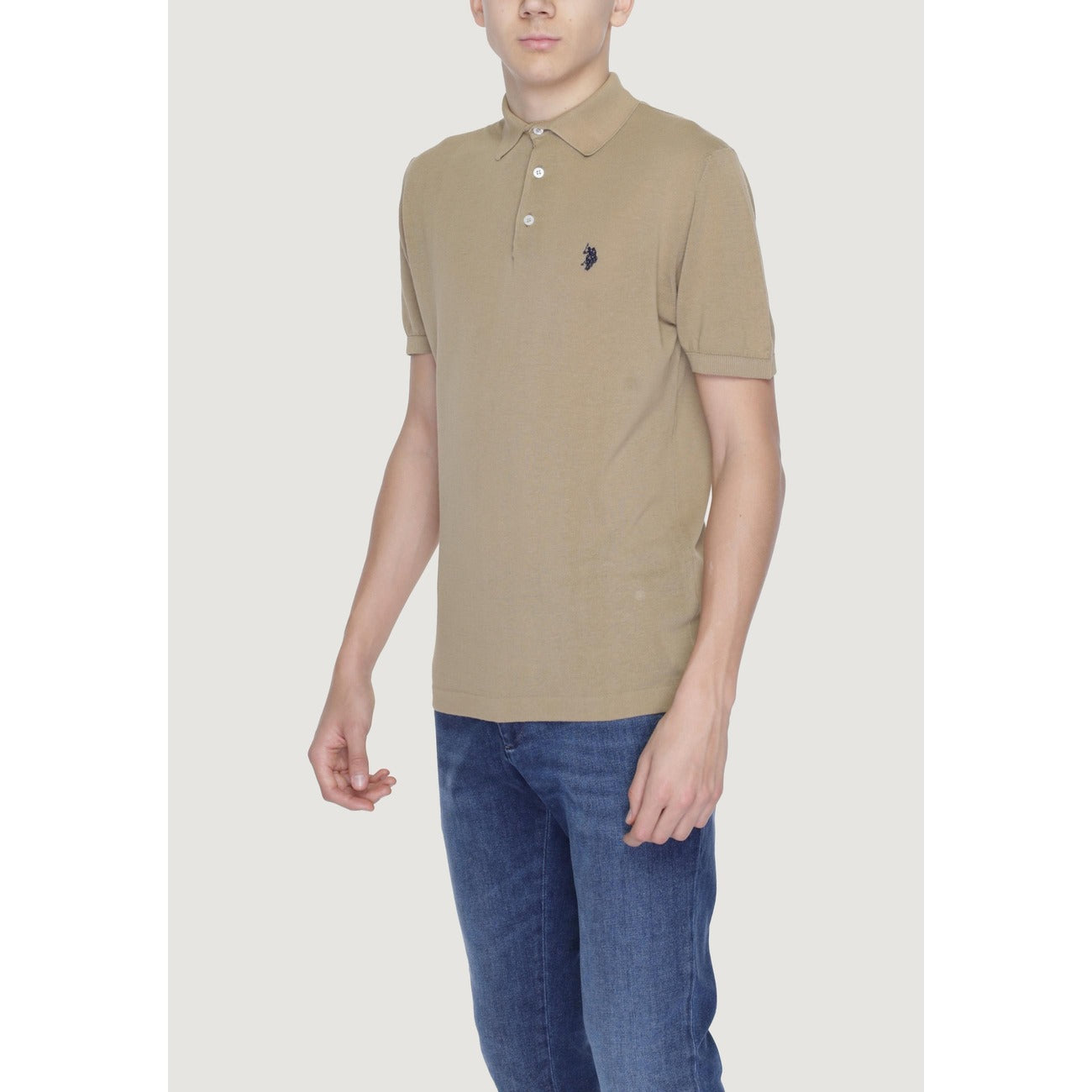 2230519 U.S. Polo Assn. Polo Beige Uomo