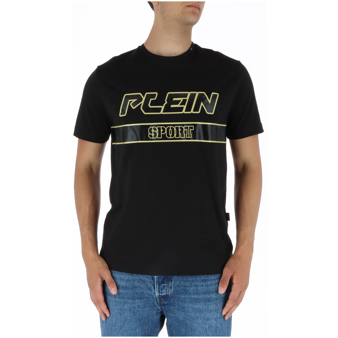 443810 Plein Sport T-Shirt Nero Stampa Uomo