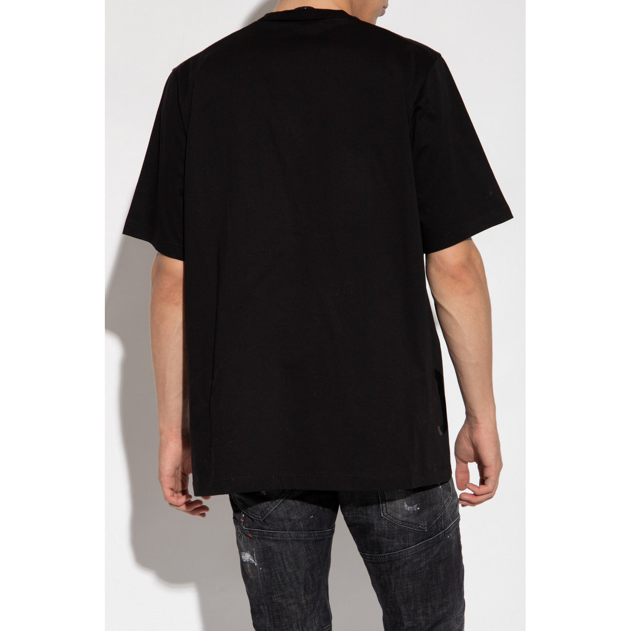 2424704 Dsquared T-Shirt Nera Stampa Uomo