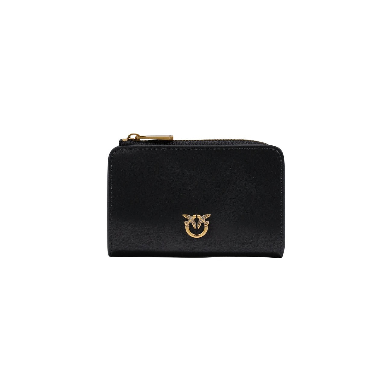 2449954 Pinko Portafogli Nero Pelle Cerniera Scomparti Donna