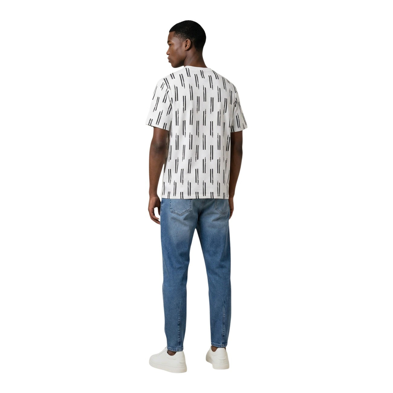 2451745 Antony Morato T-Shirt Blu Stampa 100% Cotone Uomo