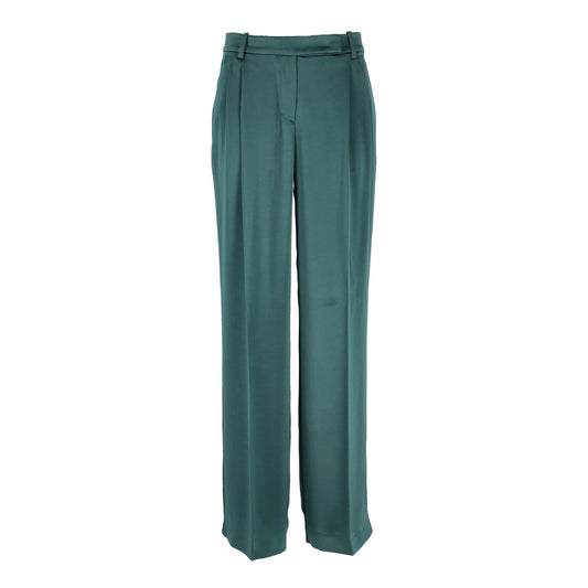 2424804 Pinko Pantaloni Verdi Donna Acetato 91% Tasche