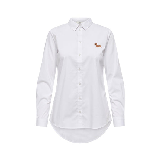 2454214 Jacqueline De Yong Camicia Donna Beige Cotone