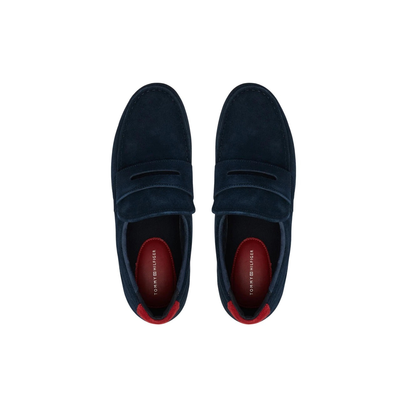 515821 Tommy Hilfiger Scarpe Basse Blu Camoscio Uomo