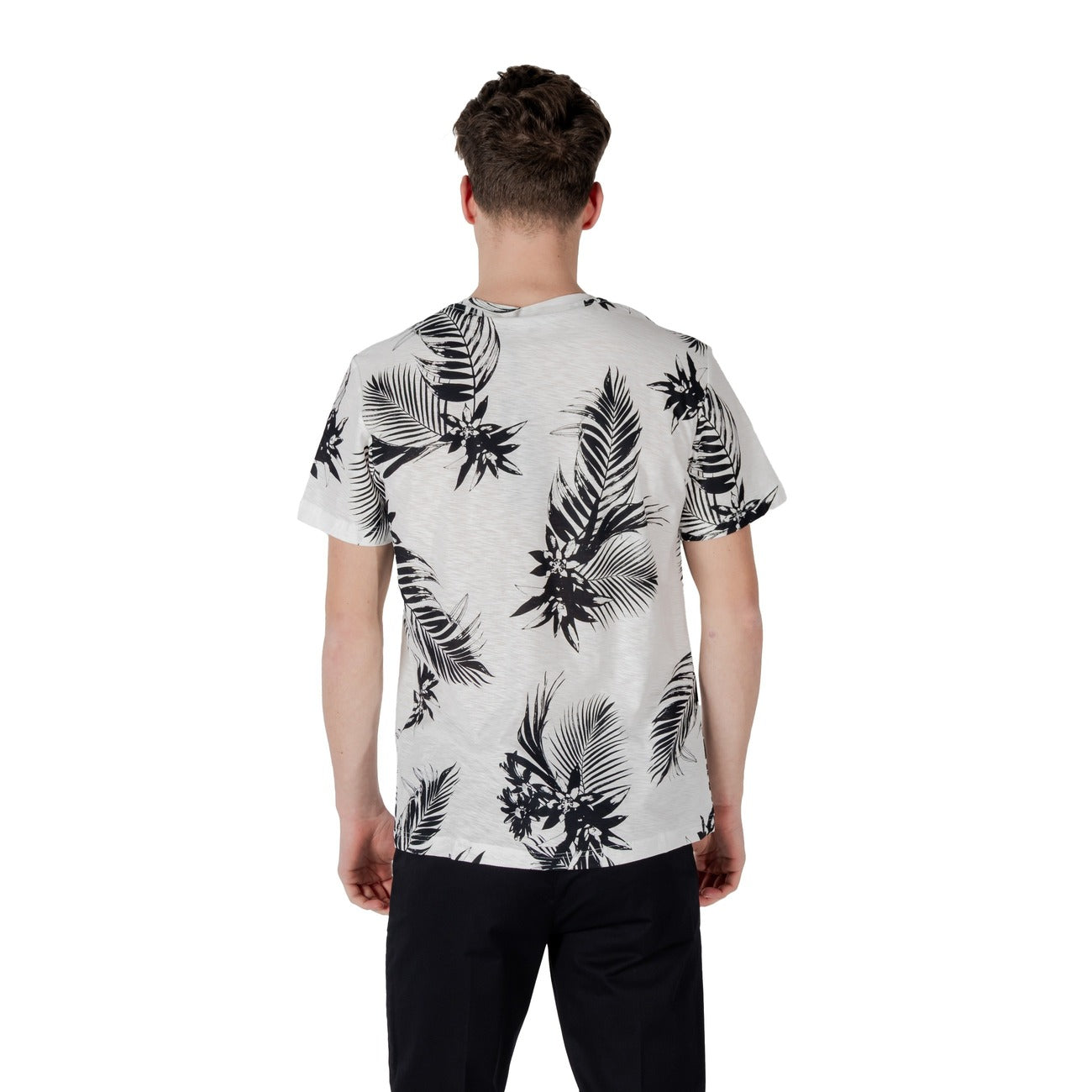 2417490 Antony Morato T-Shirt Bianca Floreale Uomo