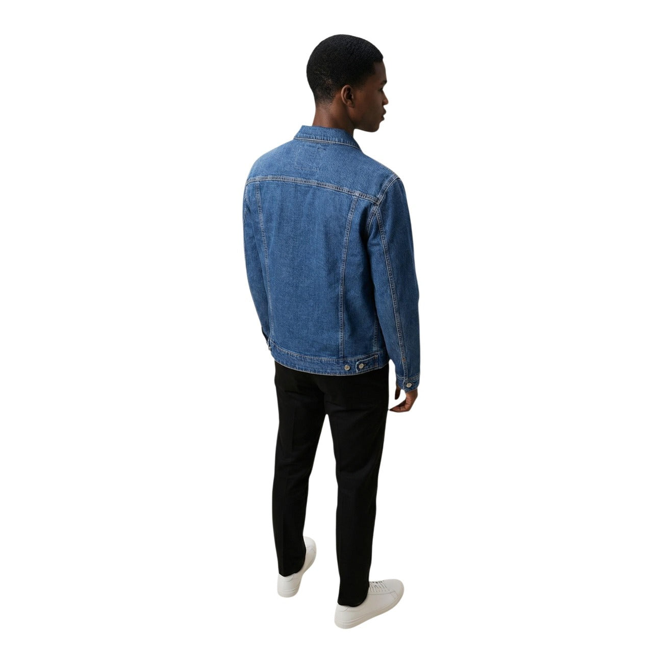 2451704 Replay Giubbotto Blu Cotone Uomo