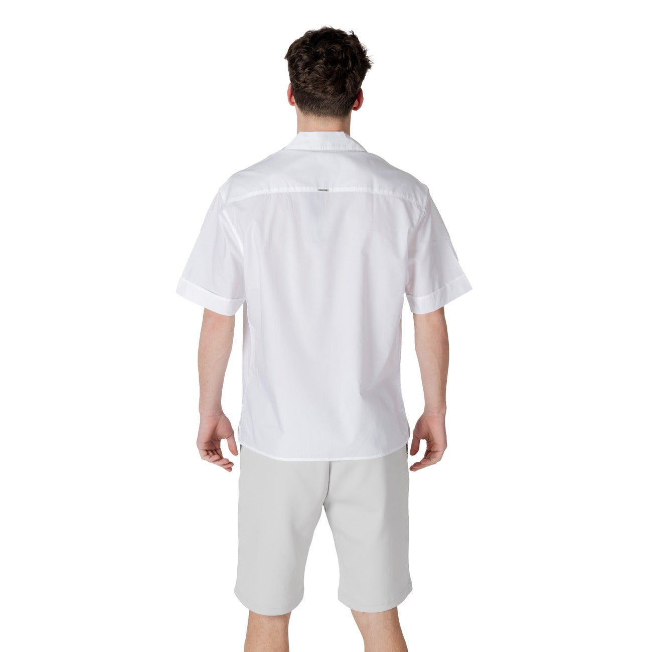 2413194 Antony Morato Camicia Bianca Lyocell Cotone Uomo