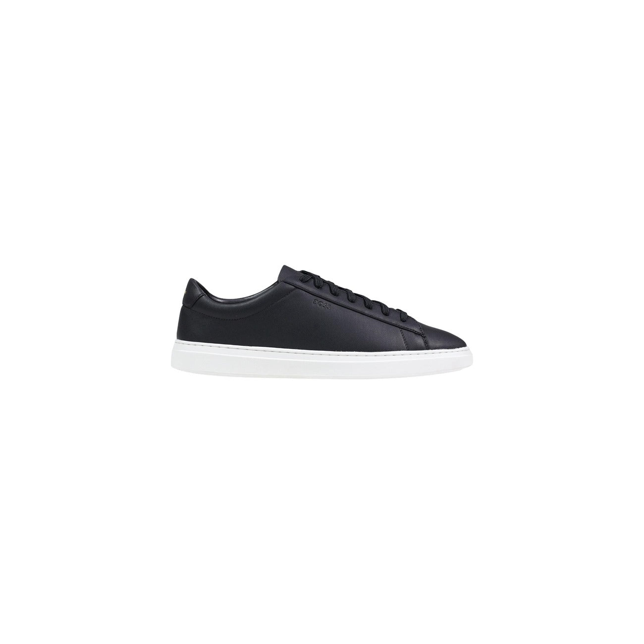 504048 Boss Sneakers Nero Pelle Uomo