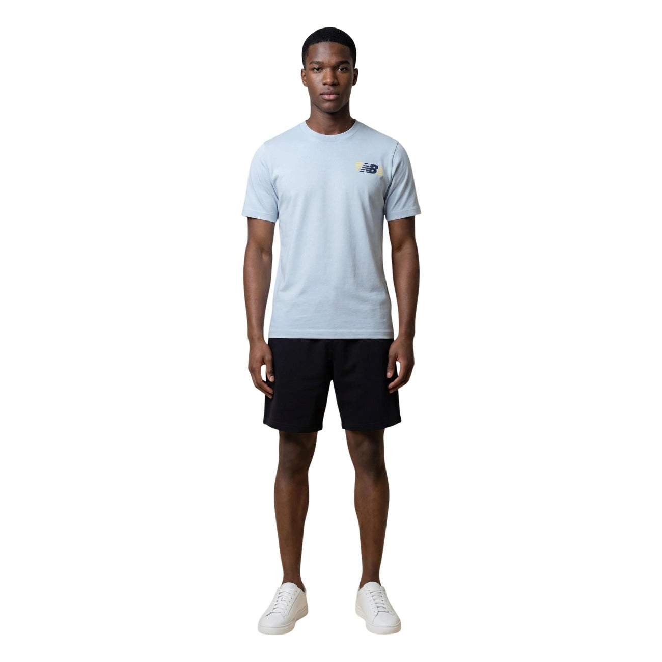 2452871 New Balance T-Shirt Azzurro Uomo