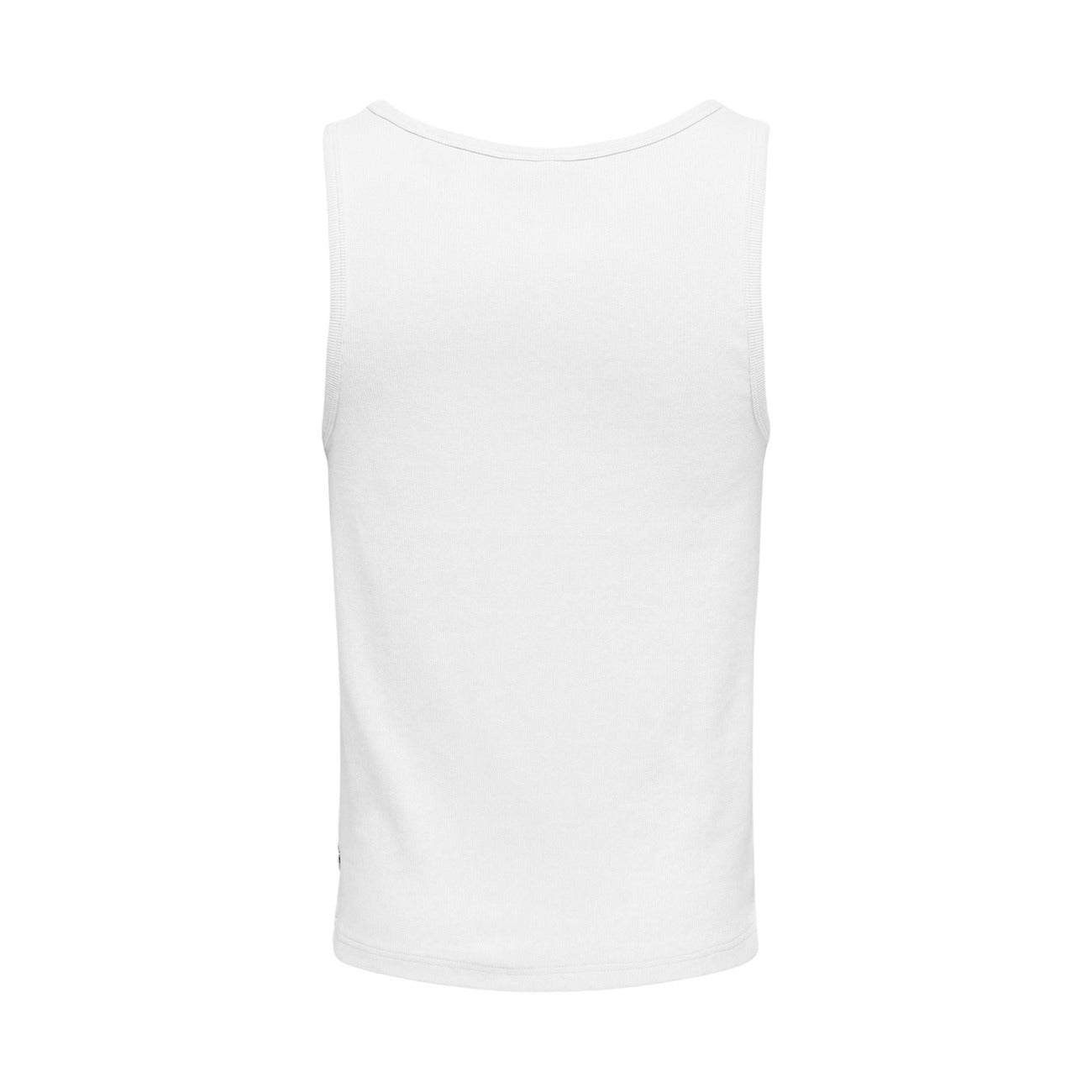 2458211 Only & Sons Canotta Bianca Cotone Uomo