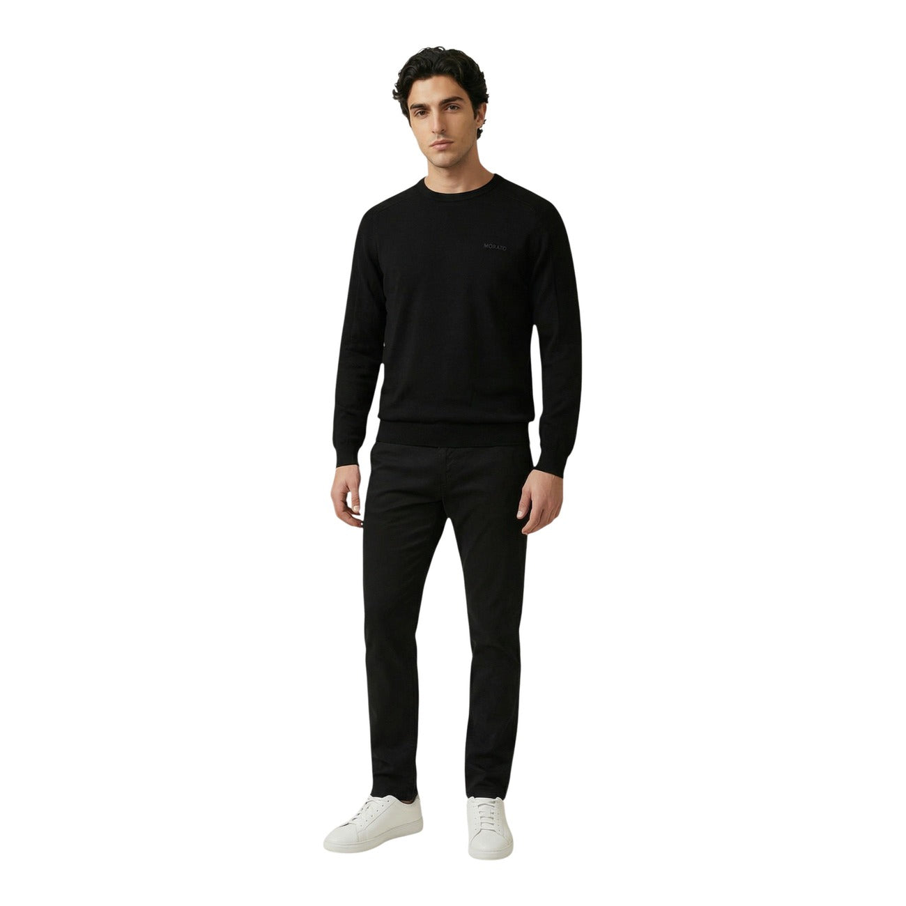 2452217 Antony Morato Maglia Nera Cotone Uomo