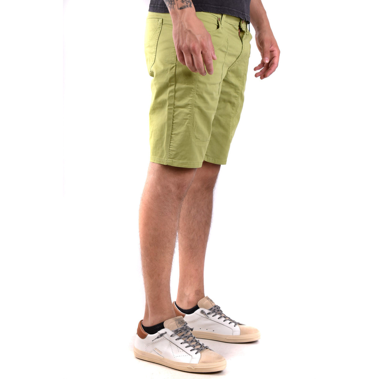 2449203 Jeckerson Bermuda Verde Cotone Uomo