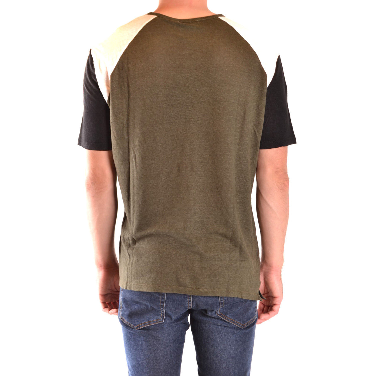 2431247 Paolo Pecora T-shirt Multicolore Lino Uomo