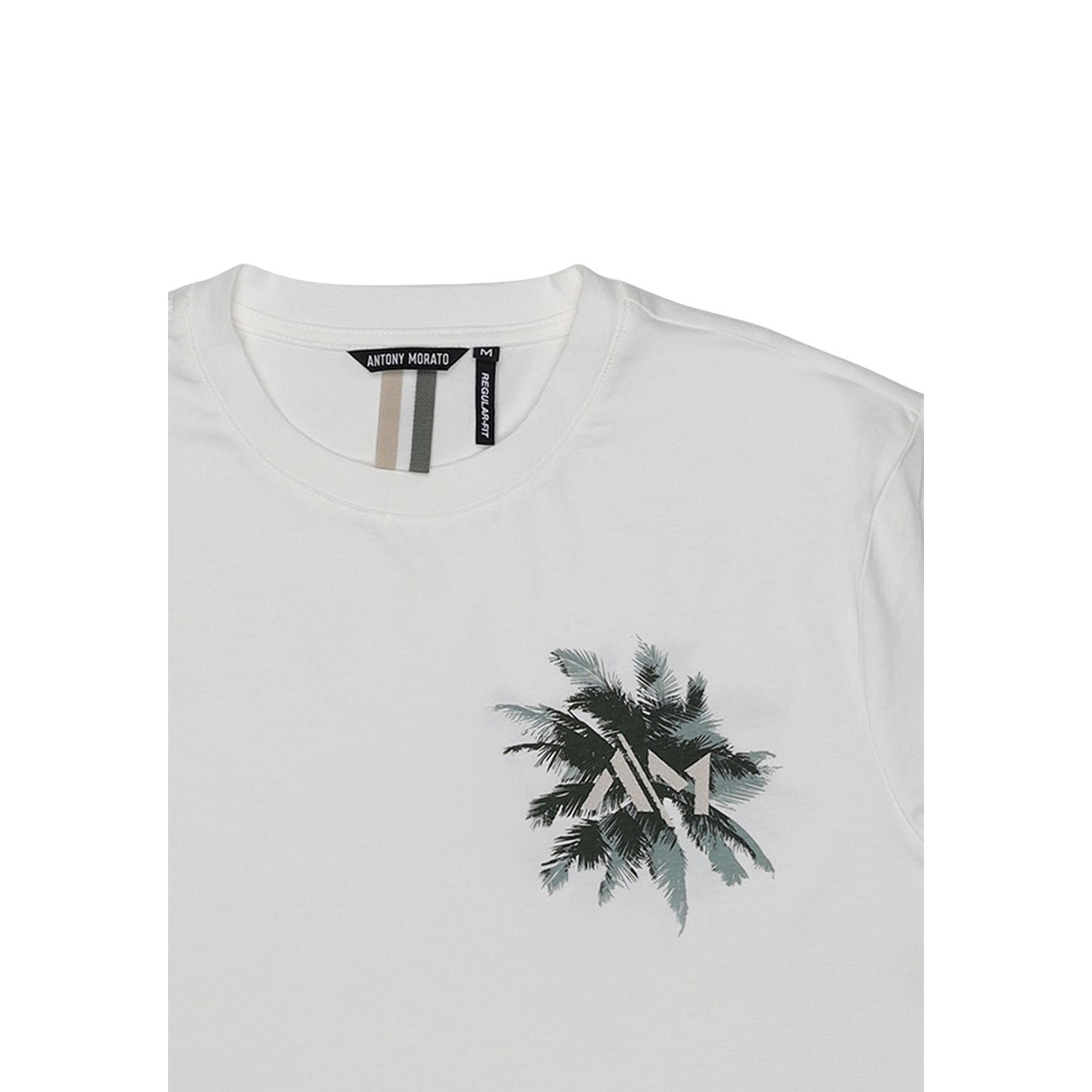 2451719 Antony Morato T-Shirt Bianca Stampa 100% Cotone Uomo