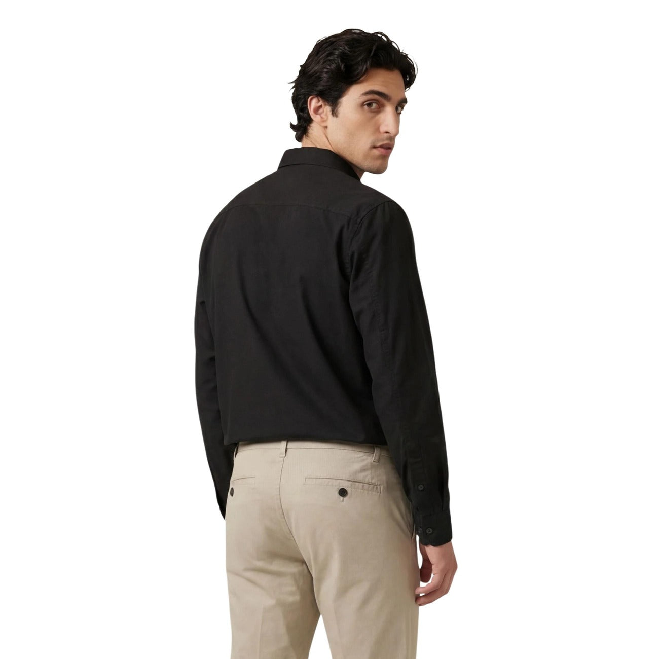 2455037 Calvin Klein Jeans Camicia Nero Uomo
