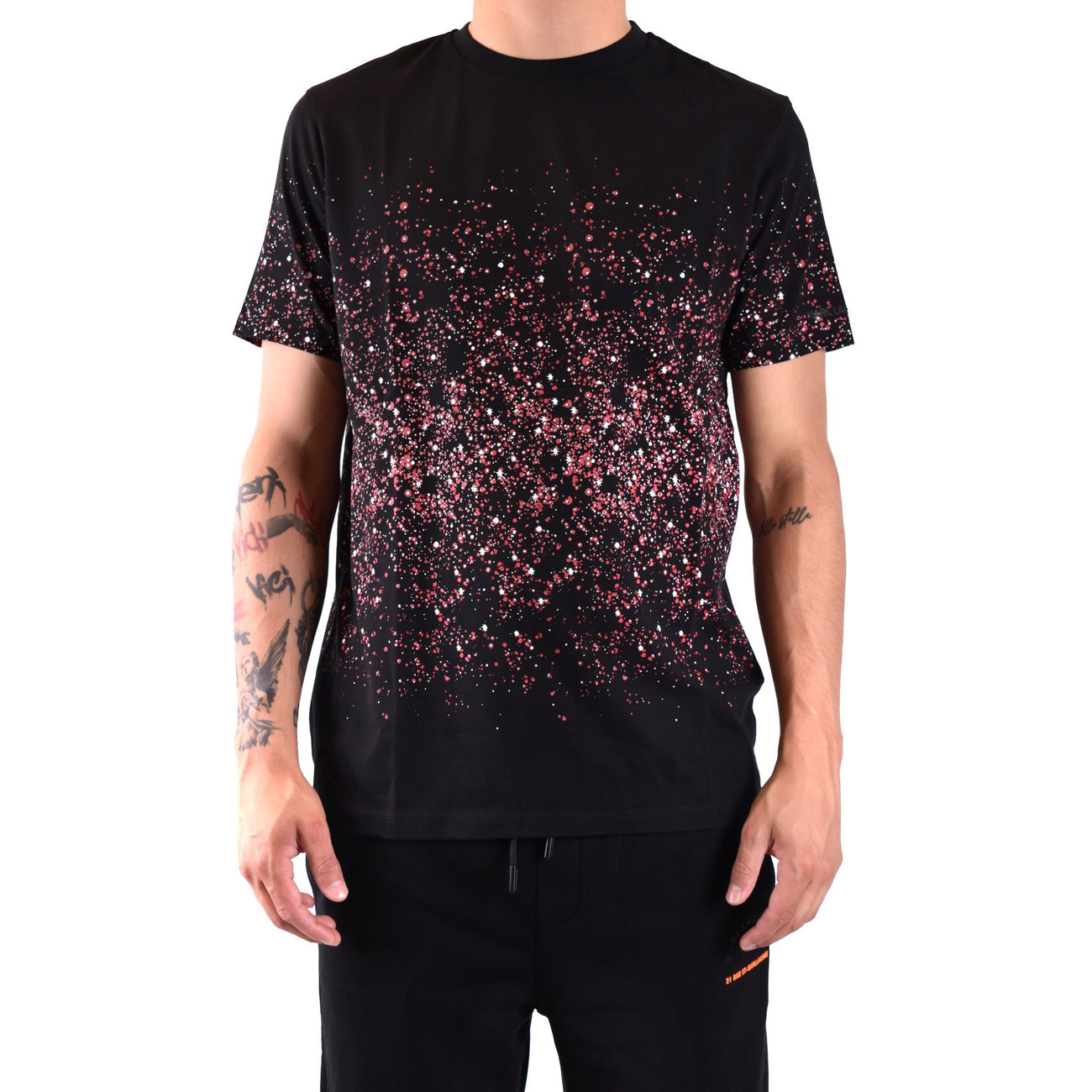 2423097 Karl Lagerfeld T-Shirt Multicolore Stampa Uomo