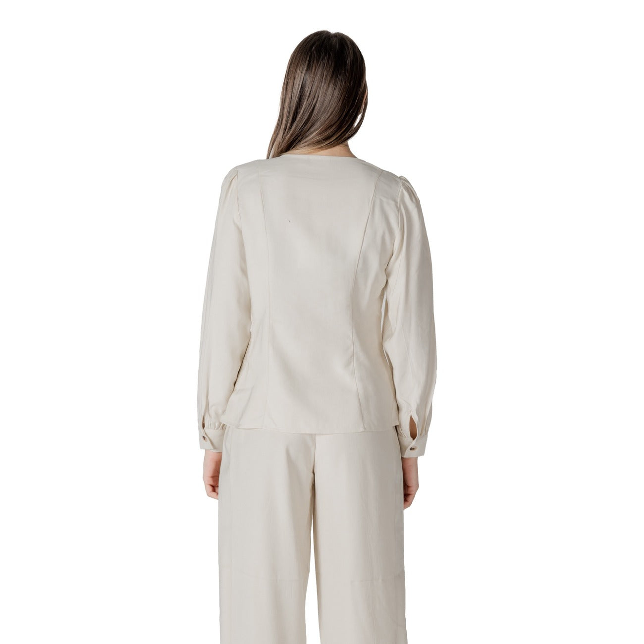 484798 Vila Clothes Blusa Bianco Donna Primavera/Estate