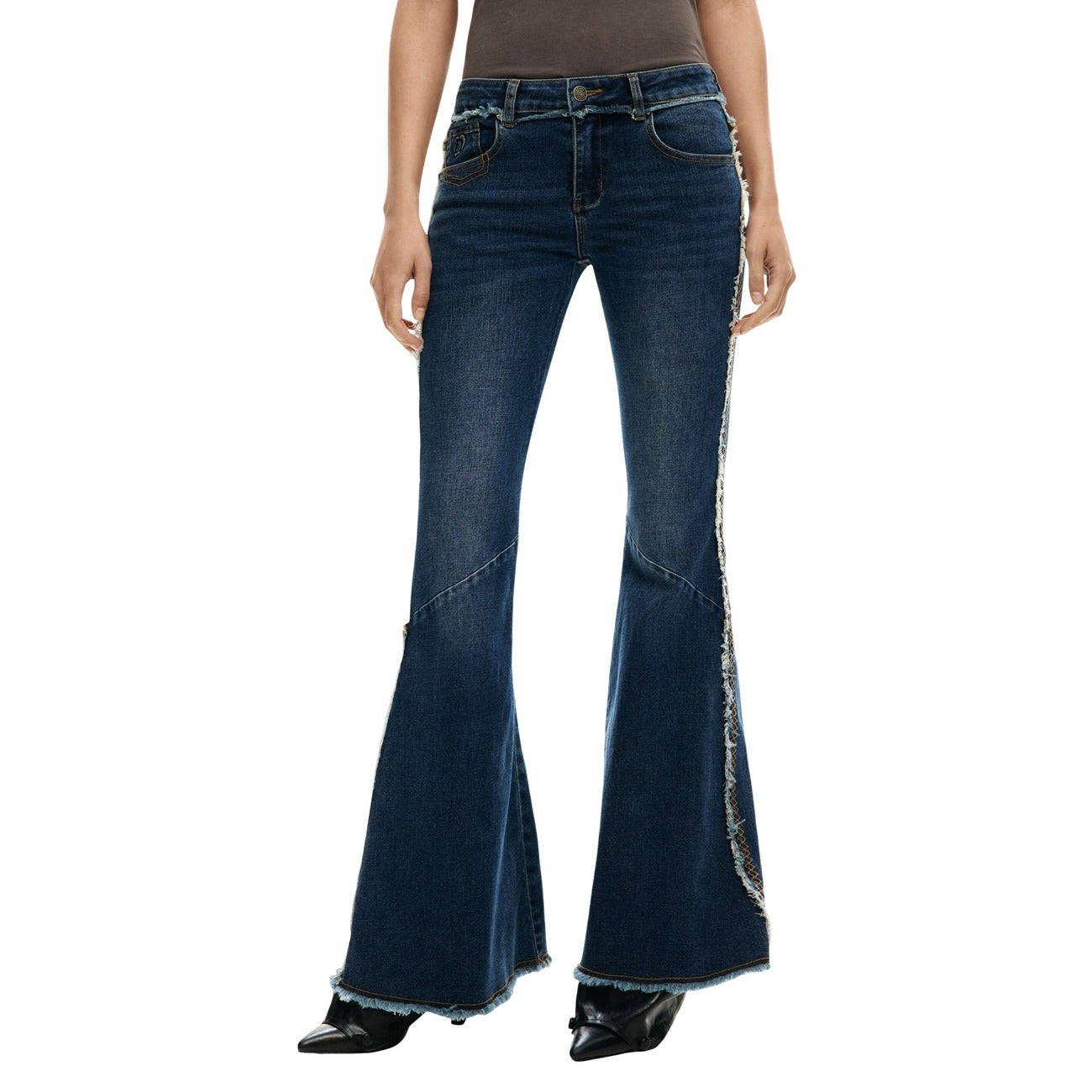 2452926 Desigual Jeans Blu Donna