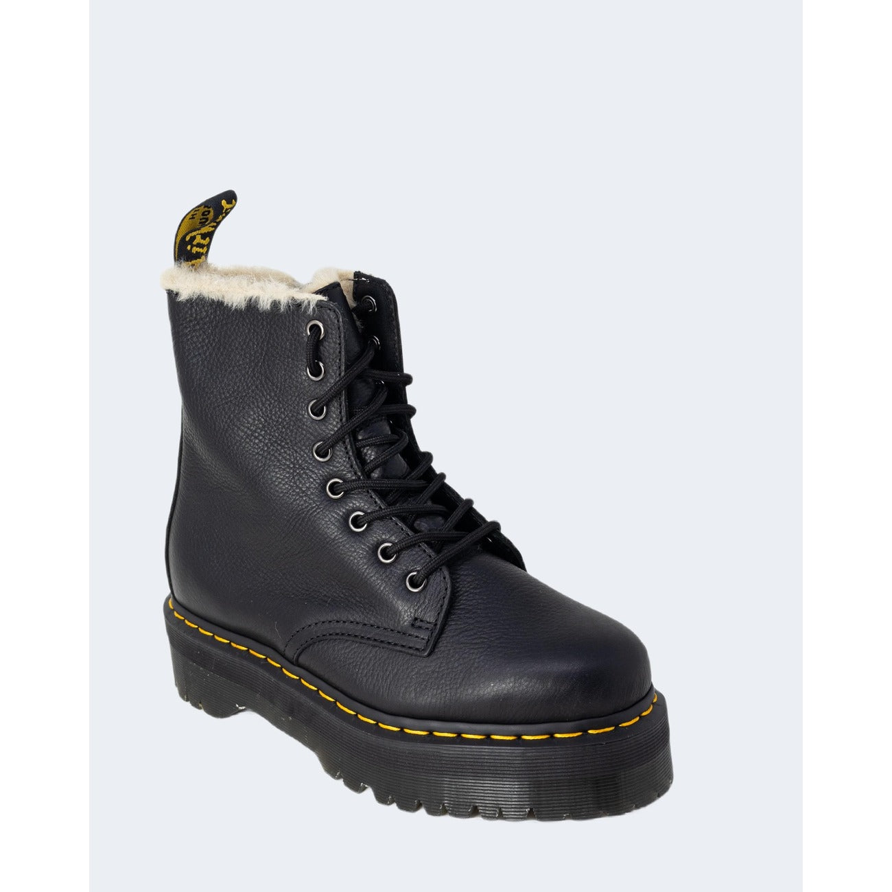 2170487 Dr. Martens Stivali Donna Neri Pelle