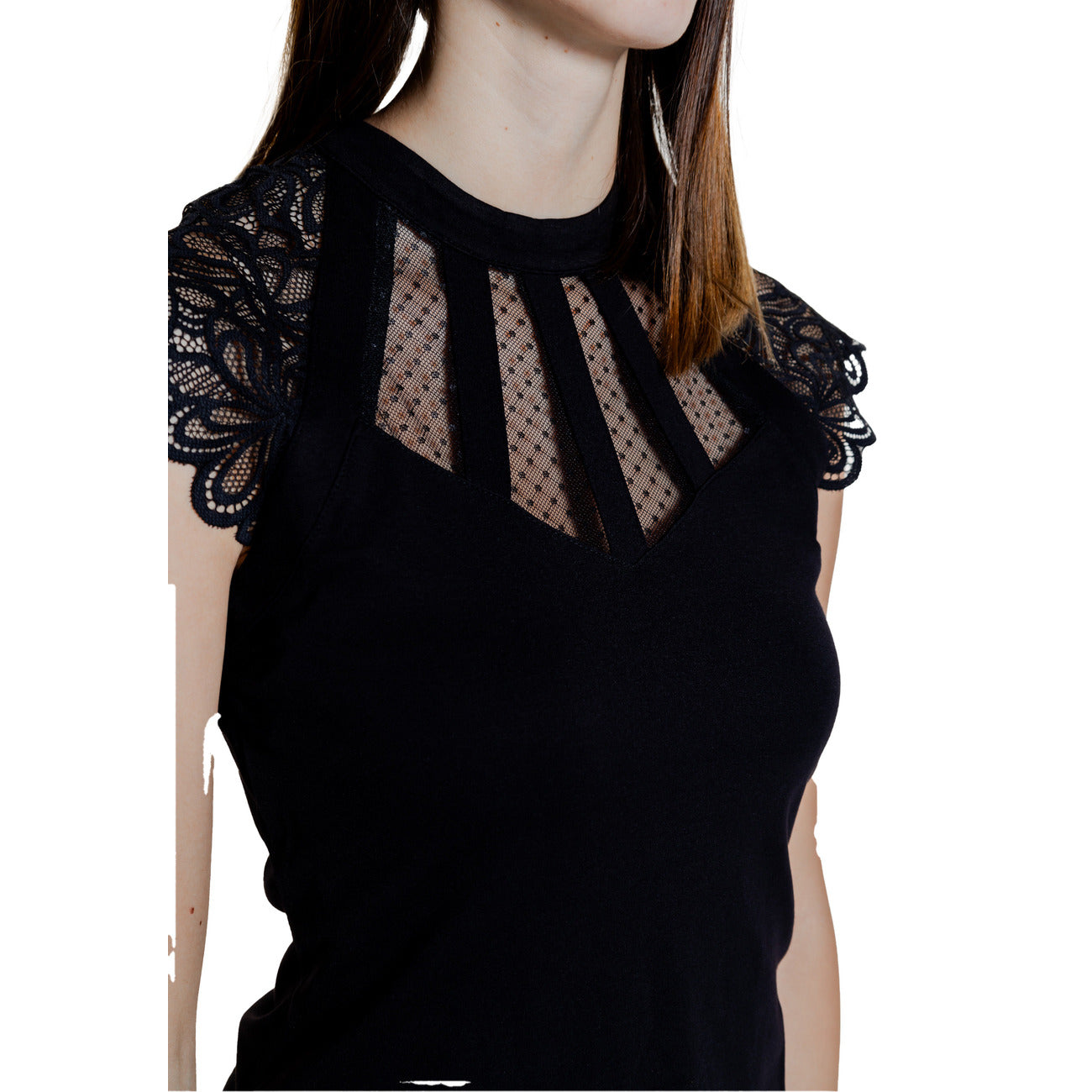 2277933 Morgan De Toi Blouse Donna Nera Poliammide