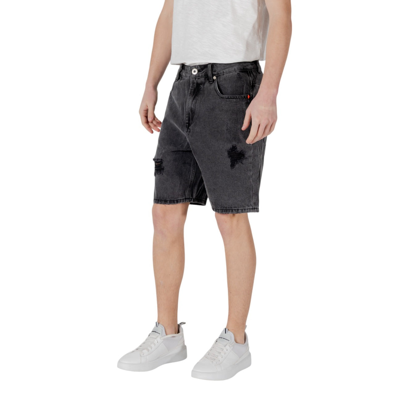 2417911 Gianni Lupo Bermuda Nero Uomo
