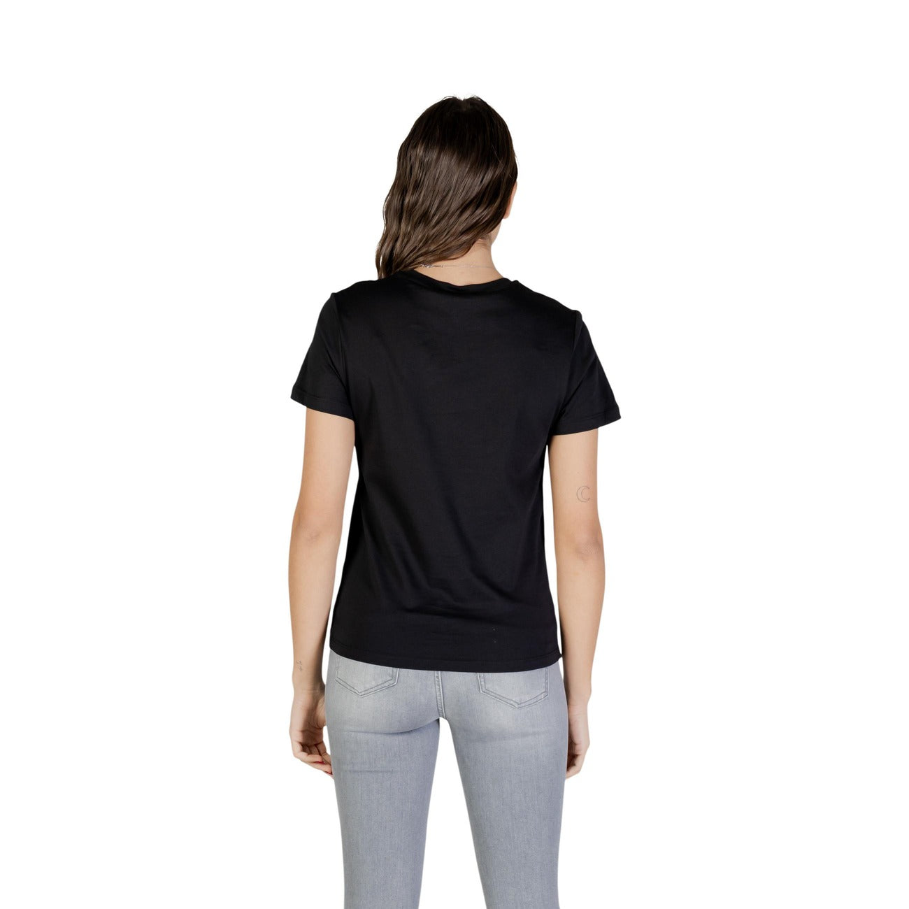 506077 Liu Jo T-shirt Nera Cotone Donna