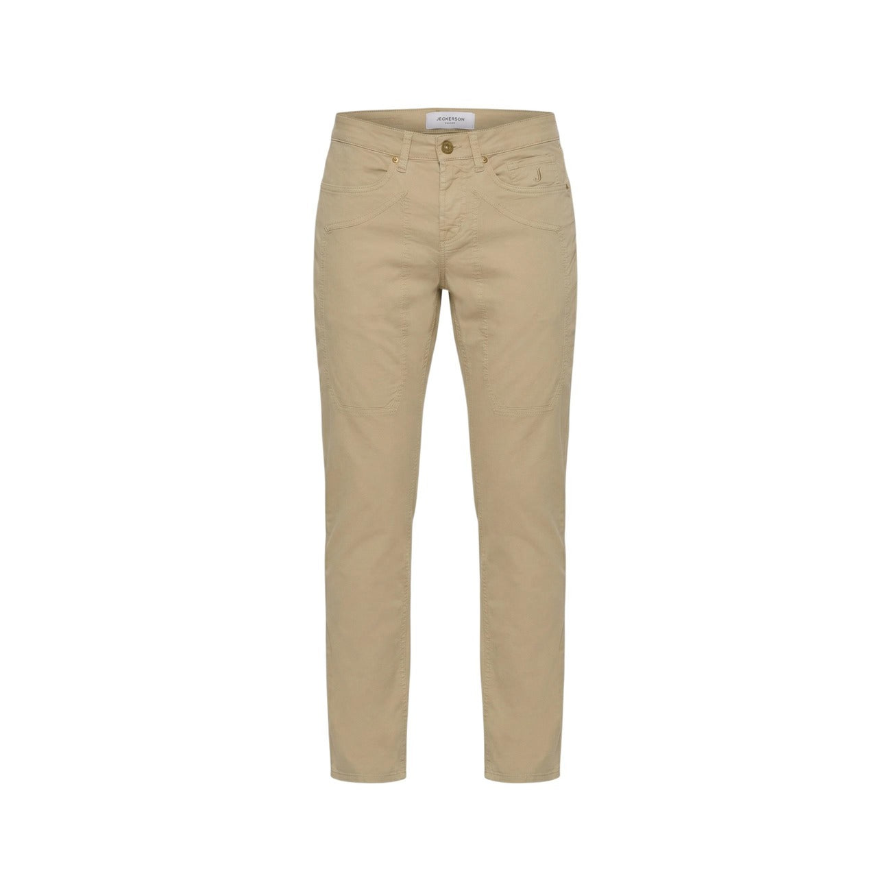 2457051 Jeckerson Pantaloni Beige Ciniglia Uomo