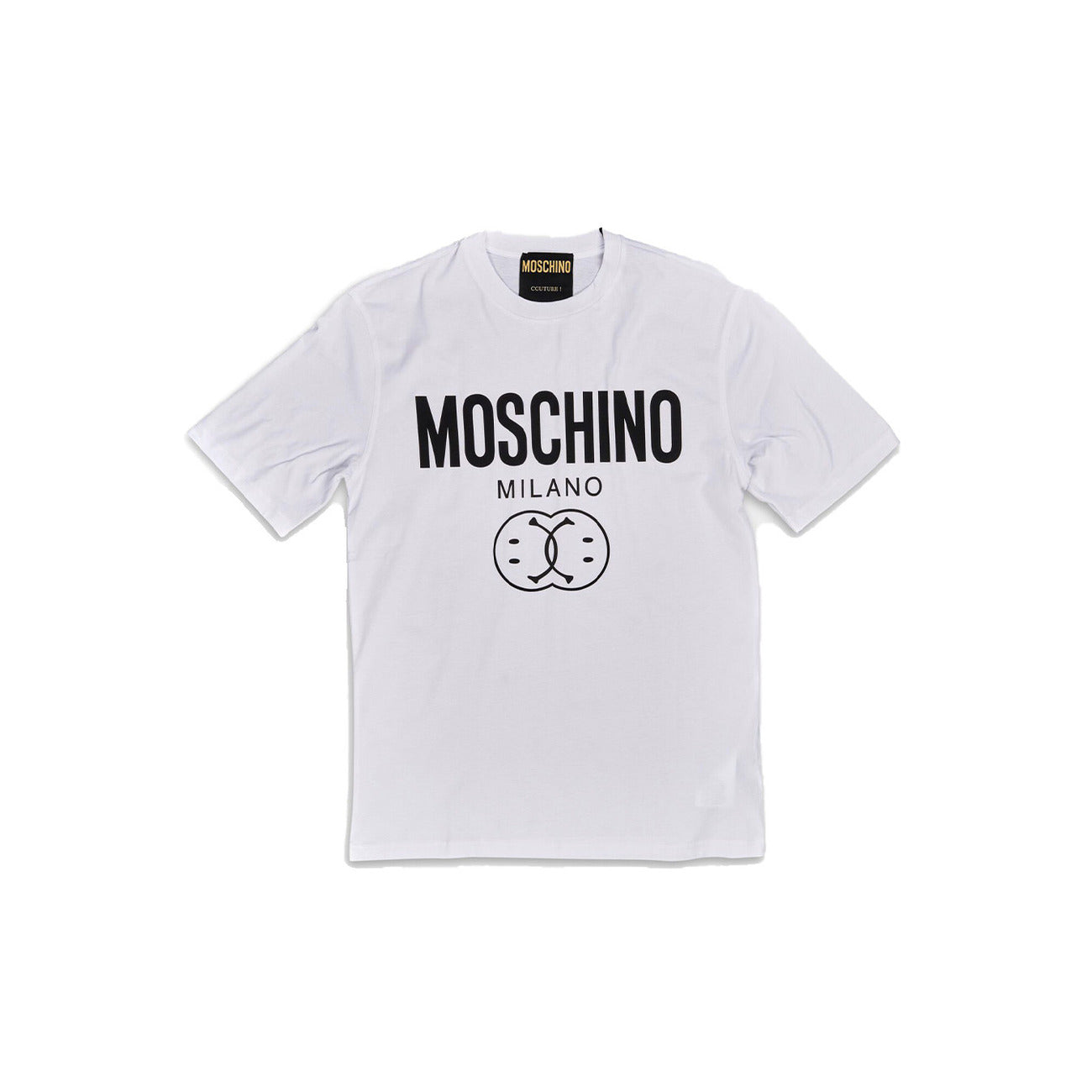 2424516 Moschino T-Shirt Bianca Stampa Uomo
