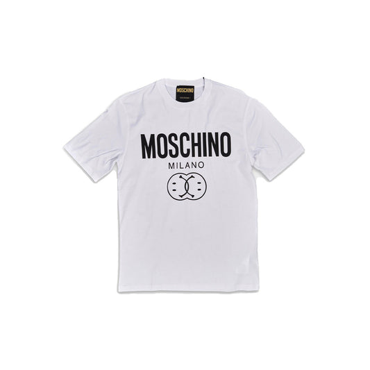 2424516 Moschino T-Shirt Bianca Stampa Uomo