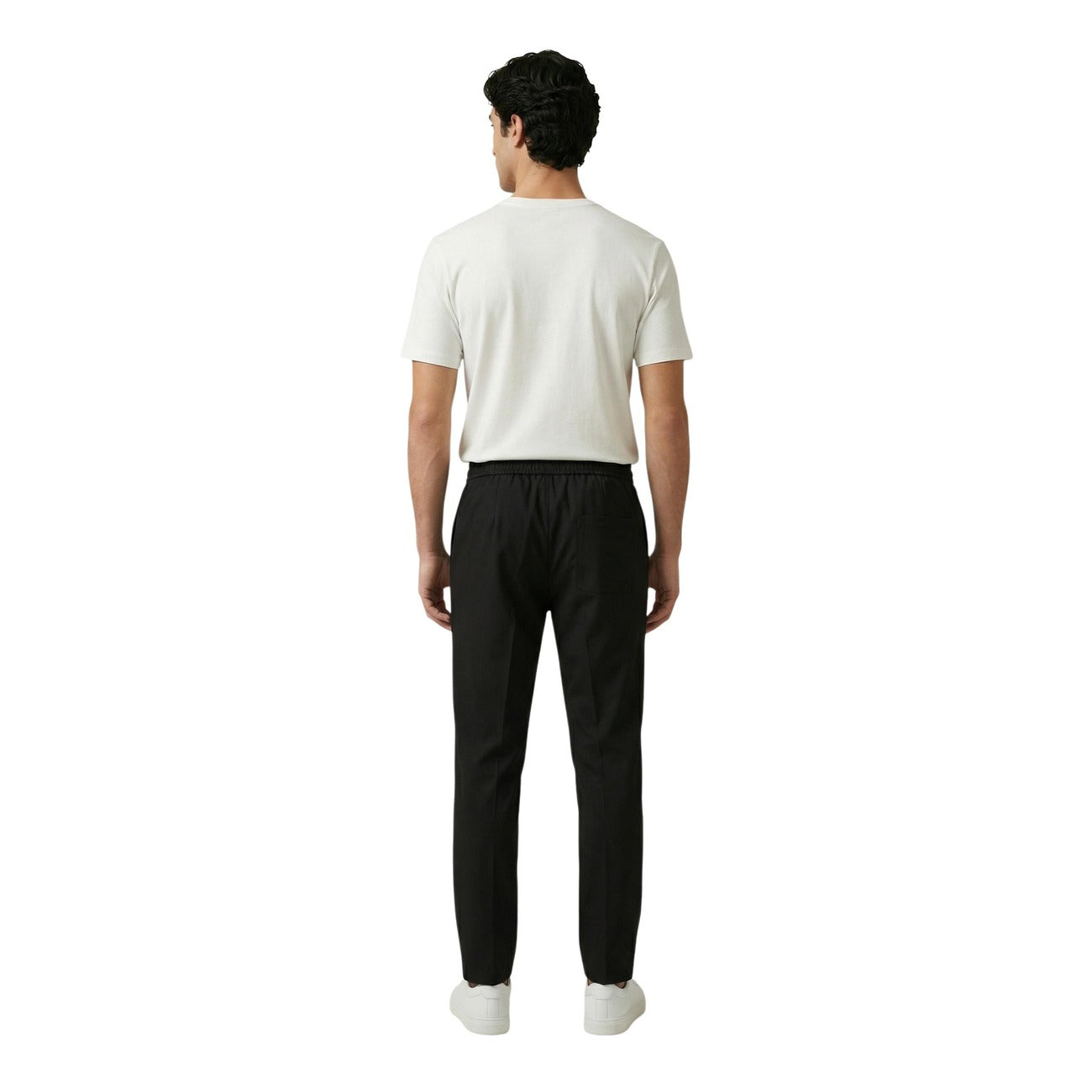 2455568 Gianni Lupo Pantaloni Nero Poliestere Uomo
