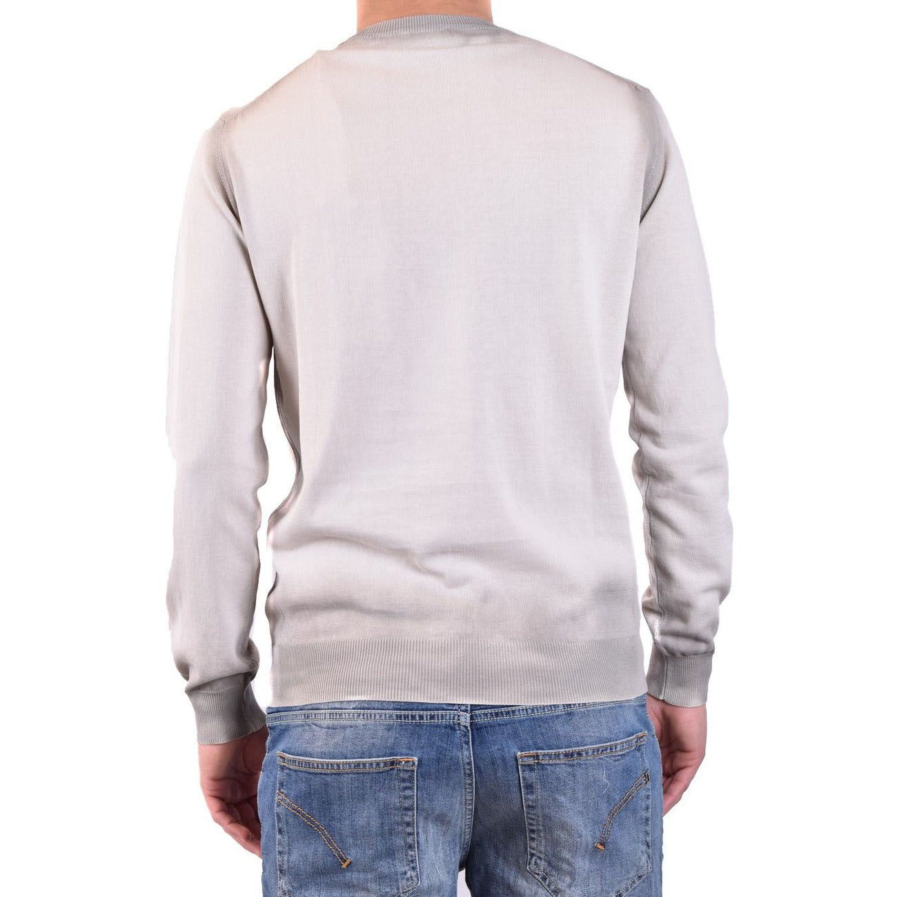 2429024 Dondup Maglia Grigia Cotone Maniche Lunghe Uomo